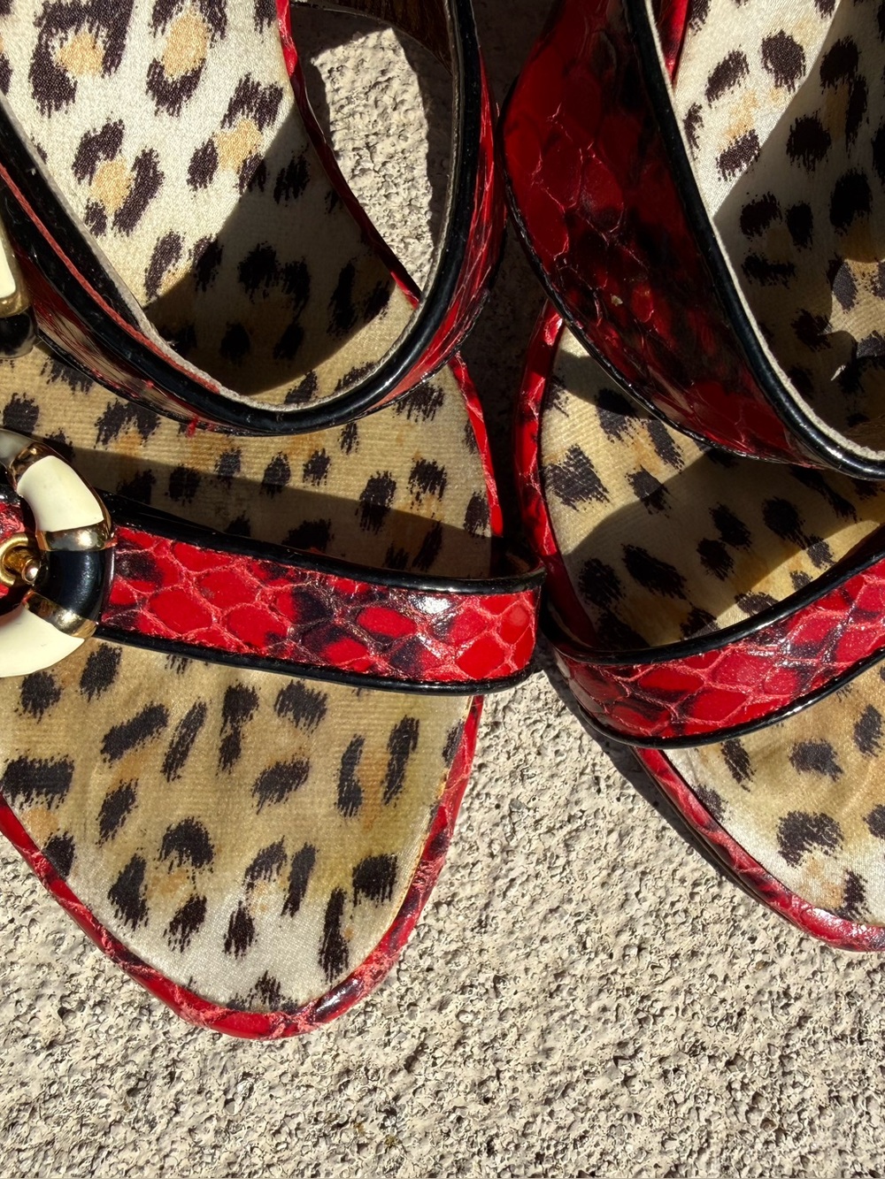 Roberto Cavalli vintage snakeskin mules - Picture 7 of 9